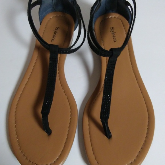 Style & Co Open Toe Sandal Black - Picture 5 of 8